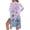 Boho Flower Violet Blue, variant on SEANATIVE Summer Beach Coverup for Women Swimsuit Kimono Flowy Lightweight Open Front Beach Cover Up Soft Swimsuit Coverups for Poolside Party, Pink-Violet Flower