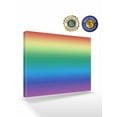 thumbnail image 2 of Rainbow Colors Ombre Cream Wall Art for Living Room,Canvas Picture Wall Decor for Bathroom Bedroom,Modern Abstract Art Aesthetics Painting Artwork for Office Kitchen Hallway Dining Room Decor 12"x16", 2 of 8