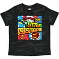 thumbnail image 3 of Inktastic Little Sister Comic Book Girls Toddler T-Shirt, 3 of 5