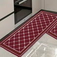 thumbnail image 2 of Kitchen Mat Cushioned Kitchen Rugs Non-Skid Waterproof Kitchen Mats and Rugs Comfort Standing Mat for Kitchen, Floor, Office, Sink, Laundry, 19.7 X 31.5”+19.7 X 47.2”, 2 of 7
