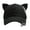 Adult version, variant on Women Kitten Ears Baseball Hat Metal Charm Cats Ear Versatile Hat Breathable Hat for Adults Casual Sport Accessories