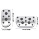 thumbnail image 2 of Antideslizante Acelerador Freno Pie Pedal Almohadillas Funda Juego para Coche Auto, 2 of 5