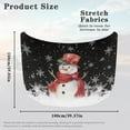 thumbnail image 6 of Uorisanigo Christmas Snowman Car Cover Protector Portable Elastic Car Hood Cover Protector Removable Car Bonnet Banner Suitable for Auto Car Truck, Van, SUV, Pickup, 6 of 7