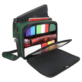 enhance mtg backpack playing card case Designer Edition TCG - Deck Bag Binder Space, TCG Deck Box Storage, MTG Playmat Holder The front pocket includes a compartment for dice bags ENHANCE Designer Edition Compact MTG