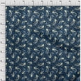 thumbnail image 4 of oneOone Rayon Medium Blue Fabric Asian Japanese Koi Fish Craft Projects Decor Fabric Printed by The Yard 56 Inch Wide, 4 of 4