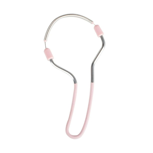 Depiladora facial duradera para mujeres, herramienta para depilar el rostro y los labios. Rosa
