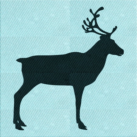 

Ahgly Company Indoor Square Patterned Deep-Sea Green Area Rugs 5 Square