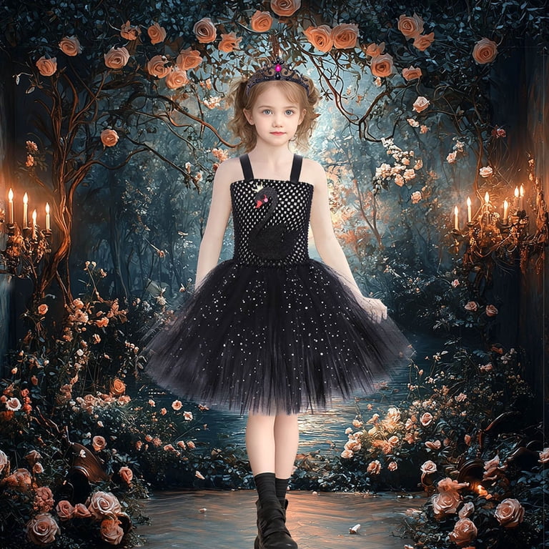 swan kid party dress Meri Meri