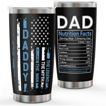 Christmas Gifts for Dad and Husband from Daughter Son Wife, Stocking Stuffer for Stepdad Father in Law Him Bonus Daddy Papa Grandpa Uncle, Funny Birthday Christmas Anniversary Presents-20 oz Tumbler