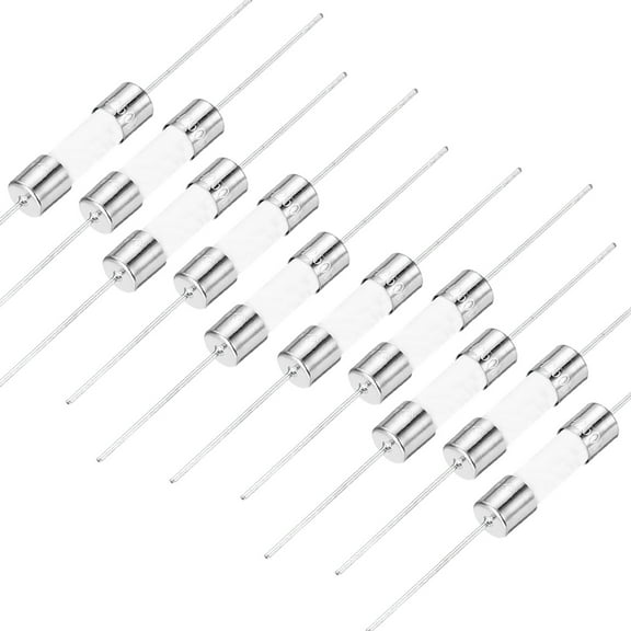 Slow Blow Fuse Wire Ceramic Fuses 5mm x 20mm 250V T8A 10Pcs