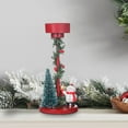 thumbnail image 4 of Eolstice European-Style Metal Candle Stand Vintage Christmas Tree Design Table Centerpiece Holiday Dining Decor Party Setting Essential Festive Atmosphere Creator, 4 of 5