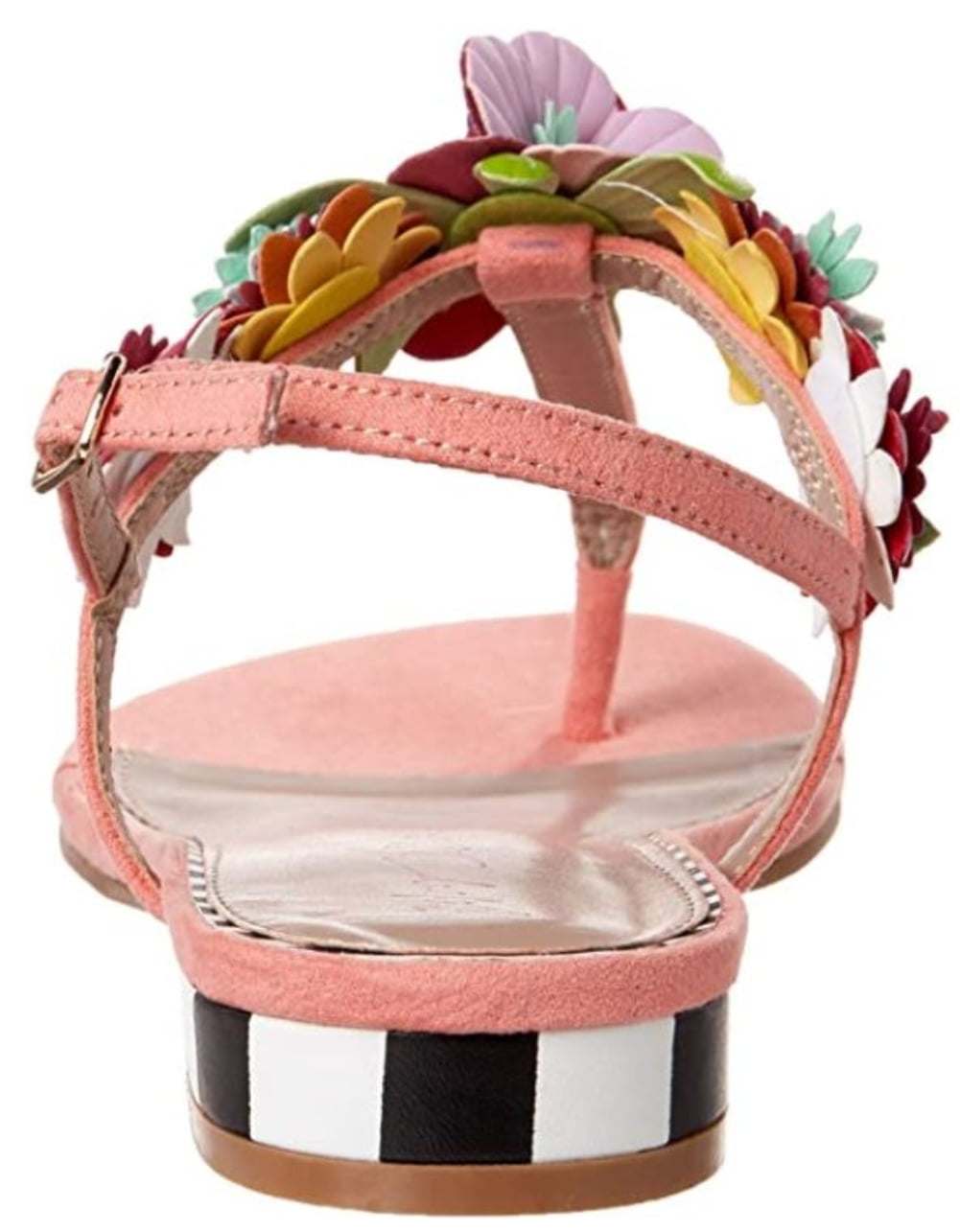 betsey johnson esmee floral flat sandals