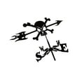 thumbnail image 1 of facefd Weather Vane Yard Wind Direction Indicator Kit Bracket horse weathervane Weathervane Skull, 1 of 4