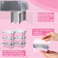 thumbnail image 7 of Pink Disposable Aluminum Foil Mini Loaf Pans With Lids, 5.7 Oz Rectangle Baking Cups for Desserts, 7 of 7