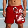 thumbnail image 2 of Mens Swim Trunks USA Independence Day Patriotic 4th of July 250th Anniversary Beach Shorts Quick Dry Board Shorts, 2 of 4