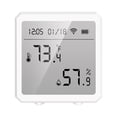 thumbnail image 1 of Termómetro Higrómetro Digital Inteprter Tuya Sensor de temperatura y humedad inalámbrico LCD, 1 of 6