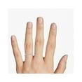 thumbnail image 4 of 0.10 Carat Brilliant Round Cut Natural Diamond Elegant Wedding Eternity Band for her in Solid 950 Platinum Size 9.5, 4 of 8