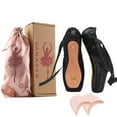 thumbnail image 5 of Nexete Professional Vanessa Pointe Shoes Dance Ballet Shoes with Ribbons and Toe Pads For Girls Women, 5 of 7