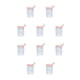 thumbnail image 3 of Injueey Bolsas de jabón de ducha Limpiador facial Cuerpo Nylon Piel Burbuja Red Cuerpo Espuma hecha a mano Bolsa con cordón Baño Naranja Naranja 10Conjunto, 3 of 6