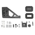thumbnail image 2 of DV8 Offroad Spare Tire Carrier TCJL-13 MTO Series; Tailgate Mount; Built-In Hi-Lift Style Jack Mount; Powder Coated; Black; Steel, 2 of 17