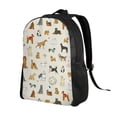 thumbnail image 2 of Rocae Dogs Funny Pets print Computer bag with separate compartment, suitable for 15 inch laptop backpack, gift for men and women, 2 of 8