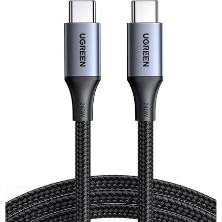 UGREEN 240W USB C to Cable, Fast Charging Cable for iPhone 17 Pro Max/16, Samsung Galaxy S25/S24, MacBook Pro/Air, iPad Pro/Air/Mini, Dell XPS, 6.6FT