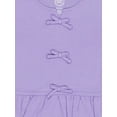 thumbnail image 2 of Wonder Nation Girls Short Sleeve Bow Front Top, Sizes 4-18 & Plus, 2 of 5