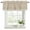 Beige, variant on 2 Pack Japanese Valances for Windows Bedroom Living Room Window Treatments, Green Rustic Retro Pastoral Floral Leaves Rod Pocket Valance Drapes Short Kitchen Curtains Over Sink 42"x18"
