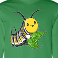 thumbnail image 4 of Inktastic Monarch Butterfly Caterpillar Cute Baby Insect Long Sleeve T-Shirt, 4 of 5
