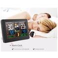 thumbnail image 4 of Billuyoard 3378 estación meteorológica termómetro Sensor higrómetro reloj despertador temperatura humedad medidor barómetro fecha pantalla UE/EE. UU. Decoración del hogar NOSOTROS Billuyoard HA024340-02, 4 of 6