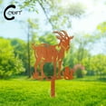 thumbnail image 5 of C-CRAFT Goat Metal Garden Stake Sign 30 inches, Custom Outdoor Yard Accent and Unique Gardener Gift, 5 of 8