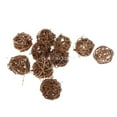 thumbnail image 3 of 10 Pieces Wicker Rattan Balls Decorative Orbs Vase Fillers Twig Balls for Hanging Decor,, Little Animals Toys, 5cm, 3 of 5