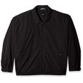 thumbnail image 1 of Chaqueta de golf London Fog para hombre Auburn con cremallera frontal (tallas regulares grandes y altas) Negro 4XL Grande, 1 of 3