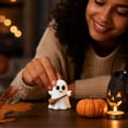 thumbnail image 5 of AOMXGD Halloween Light-Up Ghost Figurine, Illuminated Desktop Ornament For Household, Workspace, Party And Seasonal Themed Layout, 5 of 5