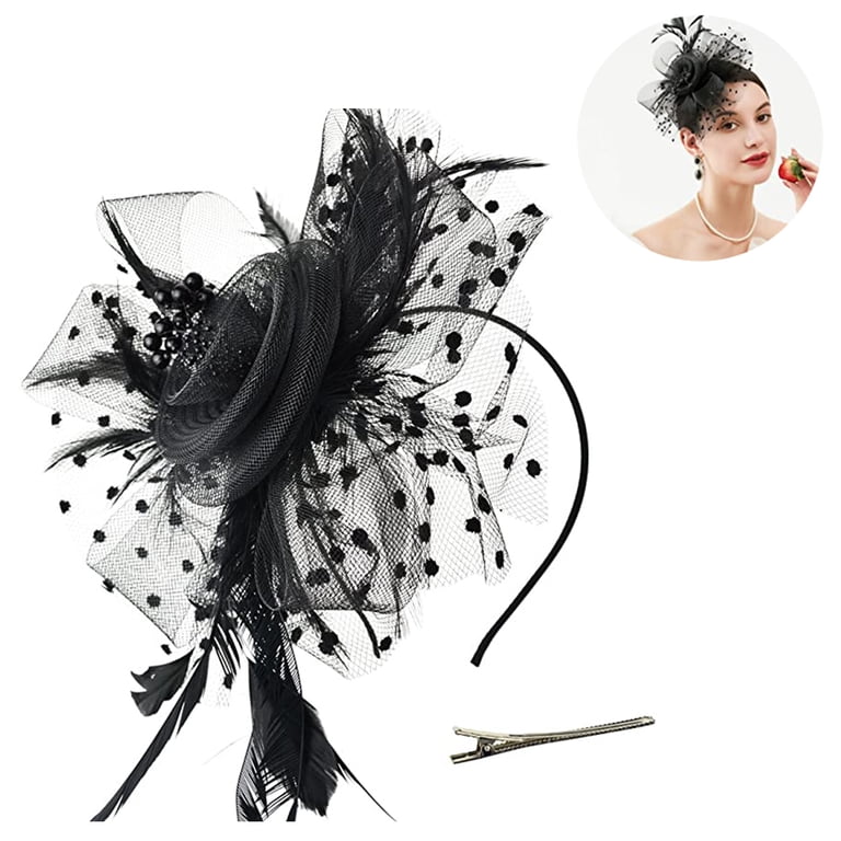 Fascinators for Women Tea Party Headband Kentucky Derby Hats  display picture 3