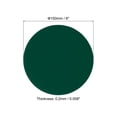 thumbnail image 2 of Unique Bargains 6' Round Floor Sticker Classroom Spot Marker Adhesive Waterproof Vinyl Line Up Sign Dark Green 30 Pack, 2 of 7