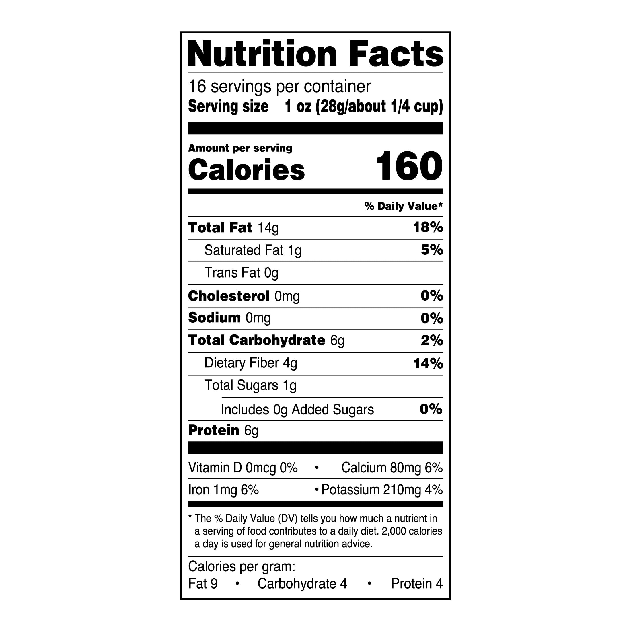 Great Value Whole Almonds, 16 oz