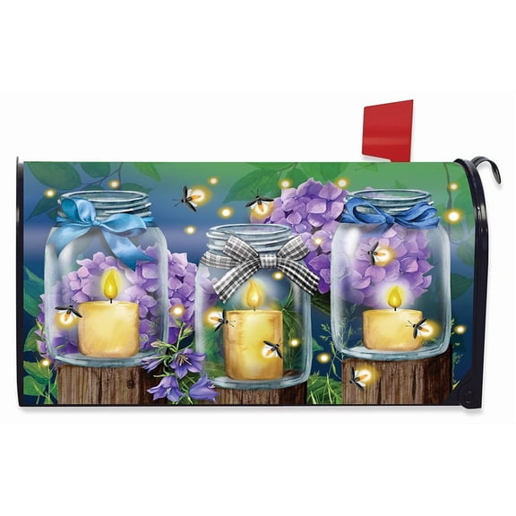 Briarwood Lane Fireflies Spring Mailbox Cover