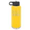 thumbnail image 1 of Mato & Hash 32oz Dad Bod Laser Engraved Water Bottle Yellow LASLWB216 Dad S28, 1 of 3