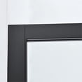 thumbnail image 4 of Vinnova 313034-WR-MB 34 x 74 in. Arcos Framed Fixed Glass Panel, Matte Black, 4 of 9