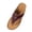 Wine, variant on Flip Flops for Women Orthopedic Thong Sandals Trendy Metal Decor Hollow out Wedges Slides Casual Arch Support Summer Slippers Blue Size 5.5