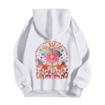 thumbnail image 5 of Womens Hoodies White Women's Oversized Print Hoodie Casual Loungewear Long Sleeve Sweatshirt for Women M, 5 of 6