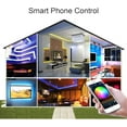 thumbnail image 2 of Strip Lights, Bluetooth Control RGB 110-120V SMD 5050 60 LEDs/m Waterproof Rope Light Strip with 20Key IR Remote, Work with iOS (16.4ft/5m), 2 of 5
