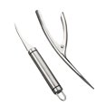 thumbnail image 1 of Cuchillo pelador de camarones de acero inoxidable y cuchillo de línea de camarones, limpiador de hilo de camarones, herramientas para mariscos,, 1 of 5