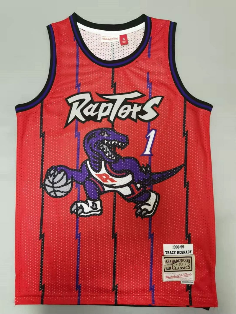 Mitchell & Ness Men's Tracy McGrady Purple Toronto Raptors 1998-99