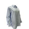 thumbnail image 2 of TOTEME Women's Button Down Collared Capri Shirt, Light Blue, XS, 2 of 3