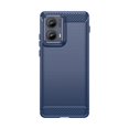thumbnail image 1 of PANDACO Navy Brushed Metal Case for Motorola Edge 2024, 1 of 5