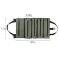 thumbnail image 3 of Riwesomey Bolsa de almacenamiento de lona enrollable con múltiples bolsillos portátil, llave inglesa, destornillador, alicates, tijeras, bolsa de Ventana automotriz Verde Riwesomey VI016994-02B, 3 of 6