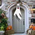 thumbnail image 6 of BGZLEU Halloween Ghost Windsocks, Solar Powered Glowing Halloween Outdoor Hanging Windsocks, 61 Inch Spooky Halloween Light Up Ghost Decorations for Door Window Tree Yard Porch Party, H, 6 of 8