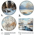 thumbnail image 3 of Designart "Birch Woods Winter IV" Tree Birch Canvas Wall Art, 3 of 5